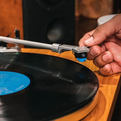 Audio-Technica #AT-LPW30TK - Fully Manual Belt-Drive Turntable, Teak image 2