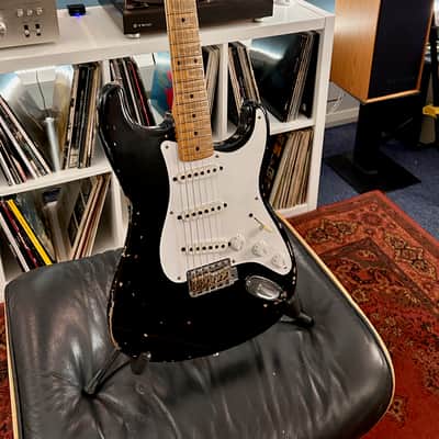 Fender Custom Shop Masterbuilt Chris Fleming Eric Clapton "Blackie" Tribute 2006 - Black Relic image 5