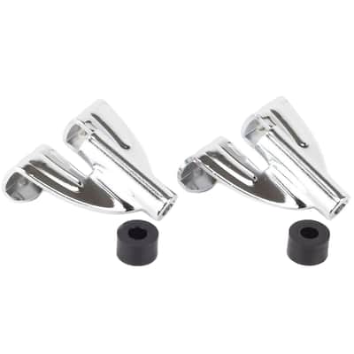 Ludwig P2300RP Classic Bass Drum Claws With T-Handle Rod Inserts (2 Pack) 2010s - Chrome image 3