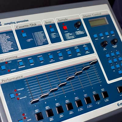 E-MU Systems SP-12 8-Voice Drum Sampler 1985 - 1987 - Blue image 3