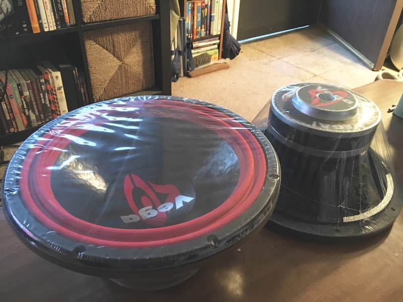 Cerwin Vega CV Vega 124 1988 Black/Red | Reverb