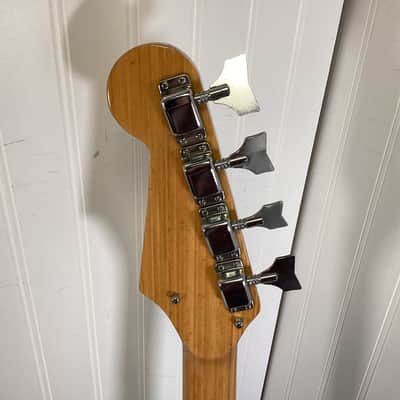 Vintage Cameo Teisco Deluxe Bass Guitar Sunburst image 10