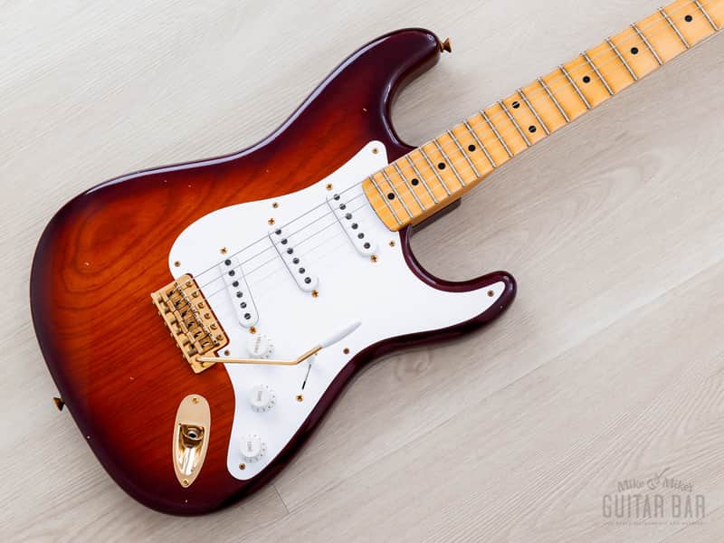 2024 Fender Custom Shop Limited Edition 70th Anniversary ‘54 Stratocaster Journeyman Relic Violin Burst, Lightweight image 1
