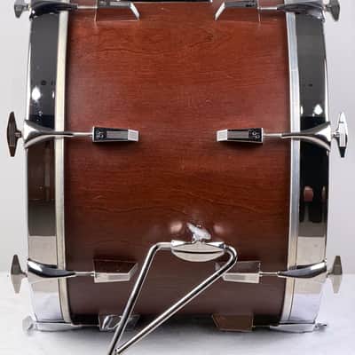 Sonor 20/12/13/16" Early 80's Phonic Drum Set - Red Mahogany Veneer image 6
