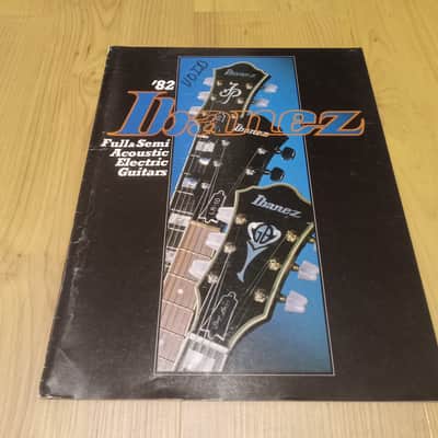 Vintage 1982 Ibanez "Full and Semi Acoustic Electric Guitars" Catalog! Rare, Original Case Candy, Paperwork! image 1