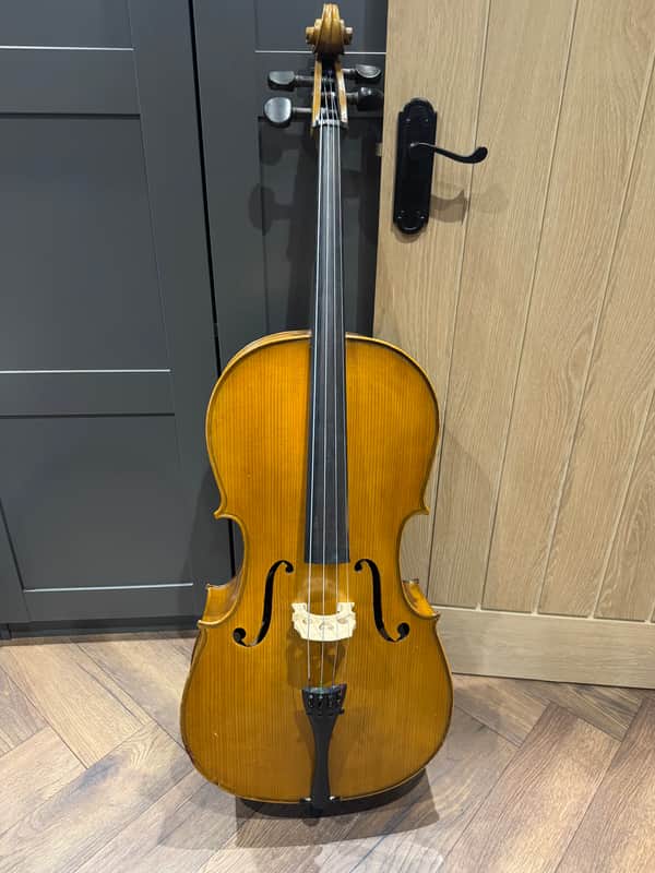 Stentor Student II Cello 3/4 - Gold Brown with case and bow