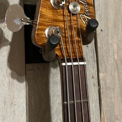 New Fender Custom Shop Artisan Maple Burl Jazz Bass, Rosewood Fingerboard, Aged Natural, Comes With Pro Setup and Ships Fast! image 6