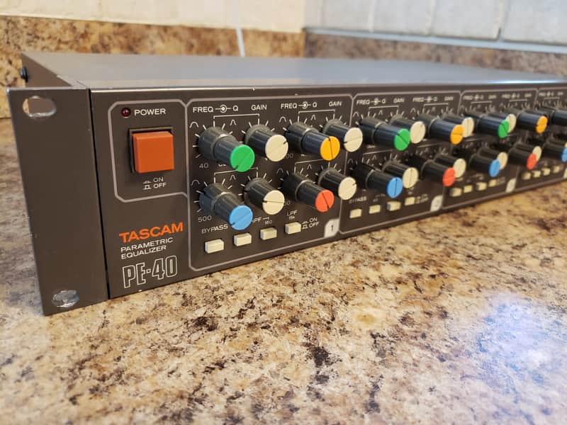 Tascam PE-40 4ch Parametric EQ image 1