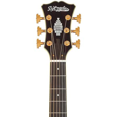 D'Angelico Excel Bowery Dreadnought Acoustic-Electric Guitar Vintage Natural image 11