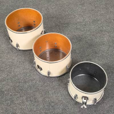 Used Slingerland Concert Tom Set 10/12/13/16 White - Very Good image 7