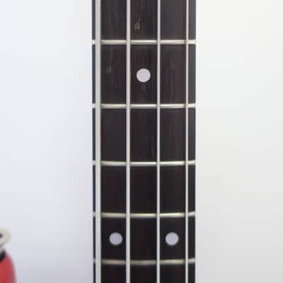 Vintage 1995 Fender Contemporary Precision Bass Lyte Standard MIJ Red With Soft Case Great Bass! image 6