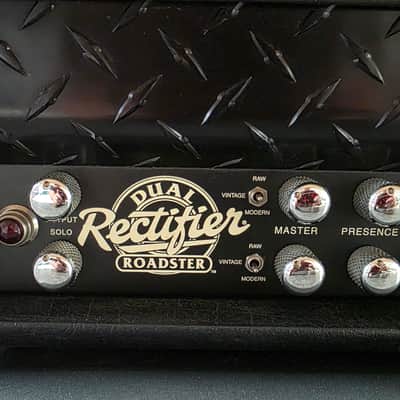 Mesa Boogie Dual Rectifier Roadster 100w 50w 4-Channel Black Diamond Face 50-100 Watt Major Recording Studio Guitar Amplifier Amp Head image 7