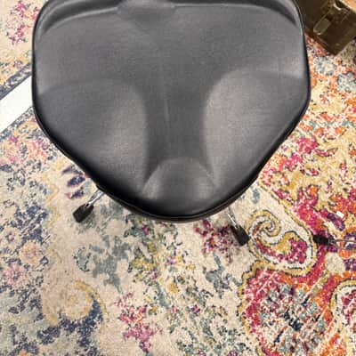 DW DWCP9120AL 9000 Series Heavy Duty Airlift Tractor Seat Drum Throne with Pneumatic Assist 2010s - Chrome image 2