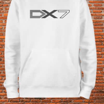 DX7 Synth Hoodie: Black, Gray, White - Small, Medium, Large, XL, XXL image 3