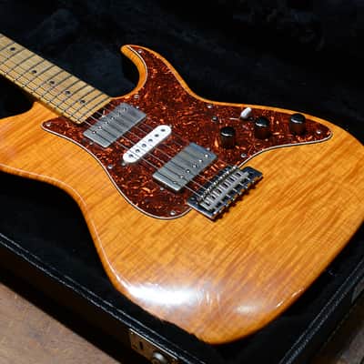 Don Grosh Bent Top Custom Transparent Amber 1994' image 1