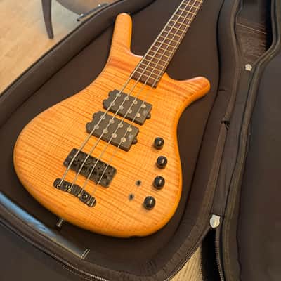 Warwick MasterBuilt Corvette $$ 4-String Bass Flamed Maple image 3