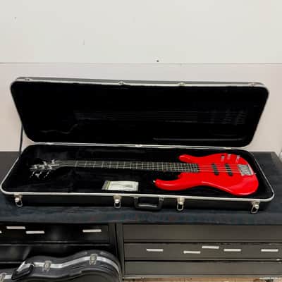Vintage Modulus Quantum V 5-String Active Electric Bass Guitar Carbon Fiber Neck with Original Case 1989 image 1