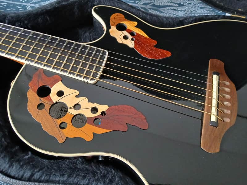 Ovation EA68 Viper 1994-2006 - Black - USA with OHSC image 1