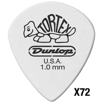 478R100 Tortex White Jazz III 1,00 mm Sachet de 72 Dunlop image 1