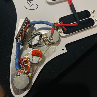 Fender Lace Sensors Jeff Beck Pickguard 2023 - White image 2