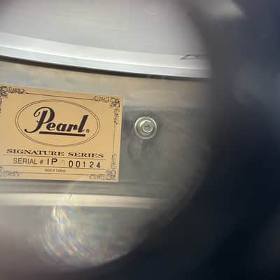 Pearl -Ian Paice  6.5x14" Signature Series Snare Drum 1995–2002 Chrome Over Brass image 6