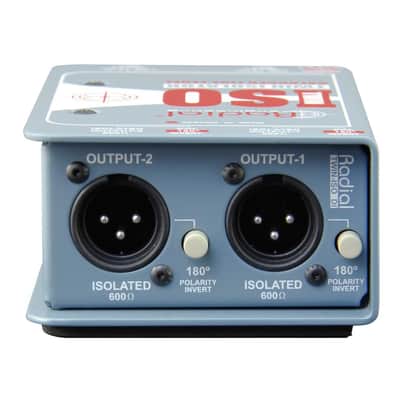 Radial Engineering Twin-Iso Two Channel Line Level Isolator Bundle w/Pig Hog PHM10 8mm Mic XLR Cable and Liquid Audio Polishing Cloth image 5