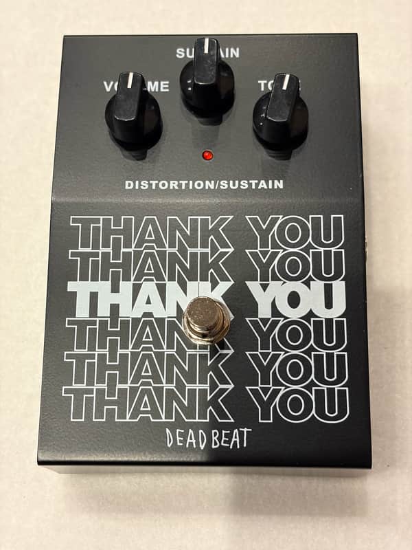 DeadBeat Sound Thank You Distortion/Sustainer 2017-2018 - Black image 1