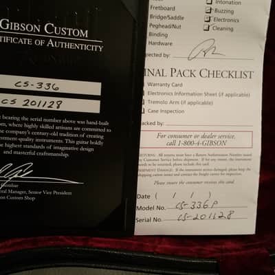 Gibson CS-336 Custom Shop 2012 - Sunburst image 10