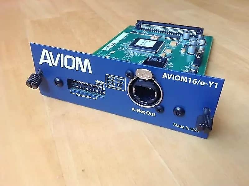 (*Mint*) Yamaha Aviom 16/o-Y1 16-Channel A-Net Output Card #1 with Original Box - It Costs $899 New image 1