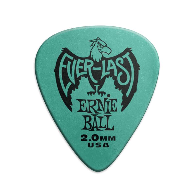 Ernie Ball P09196 Everlast Delrin Guitar Picks - 2.0mm (12-Pack) image 2
