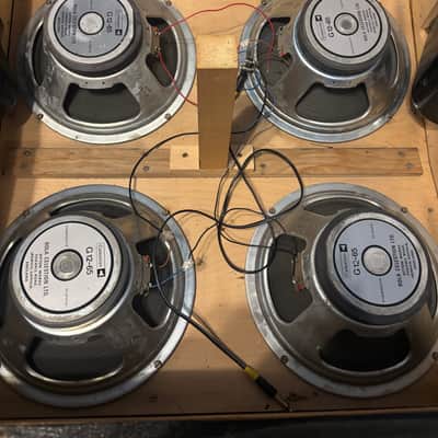 Marshall 4x12 with Celestion g12-65 speakers 1960A 1981 image 3