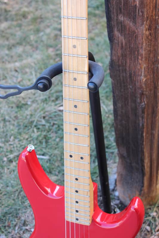 80's Peavey Patriot Electric Guitar USA Made Vintage Red Finish