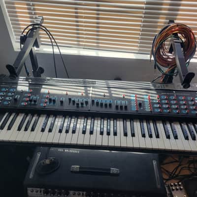 Rhodes Chroma Polaris 64-Key 6-Voice Polyphonic Analog Synthesizer 1984 - Black image 1
