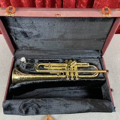 Frank Holton Gustav Heim Custom Trumpet w/Floral Bell (1927) image 11