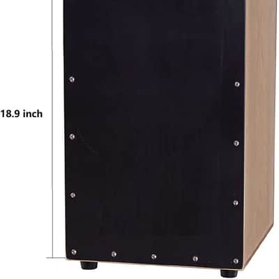 Cajon BOX Drum-Wooden Percussion Box musical instrument bass drum box acoustic box drum beat box with Internal Adjustable Guitar Strings cajon drum set package image 2
