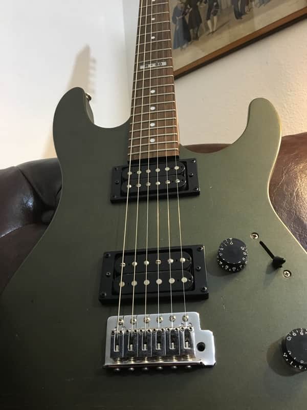 ESP LTD M-50 (Satin Army Green) — Made in Korea image 1