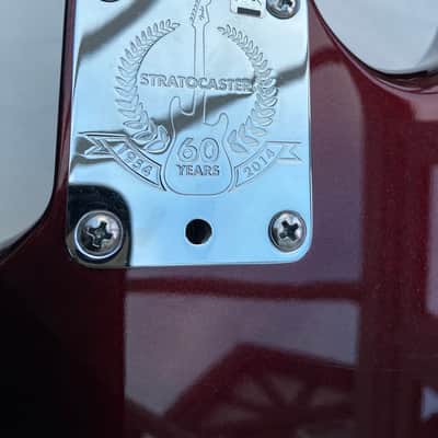Fender 60th Anniversary American Standard Stratocaster 2014 - Bordeaux Metallic image 5