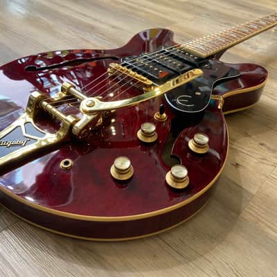 Epiphone Riviera Custom P93 - Wine Red image 14