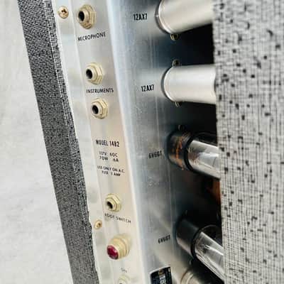 Silvertone Model 1482 1x12" Combo Amplifier 1960s - Gray image 14