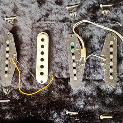 Fender 1982 Stratocaster Original Single Coil Pickup Set - Dan Smith Period image 2