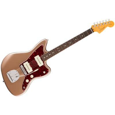 American Professional Classic Jazzmaster SS RW Faded Firemist Gold + Housse Fender image 2
