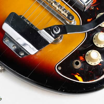 Vintage 1960's Silvertone Electric Guitar, Sears & Roebuck w/GB! FUNKY!! #37823 image 10