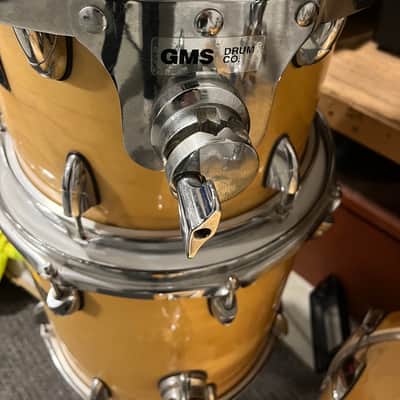 GMS SL series 5pc drums 10/12/14/20” w/ 14”x5.5” snare Natural birch image 8