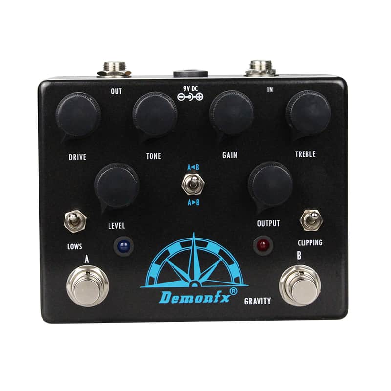 Demonfx DFG Gravity Dual Channel Overdrive w/clip options Just arrived! No International wait times. image 1