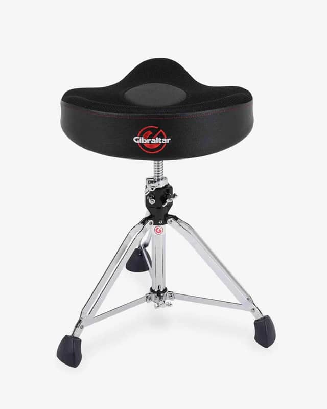 Gibraltar 9608MW2T 9000 Series 17" Airtech Mesh Saddle Drum Throne image 1