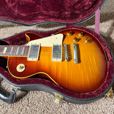 Gibson 2002 Custom Shop Historic Collection '58 Les Paul Standard Flame Top Reissue - Heritage Darkburst image 20