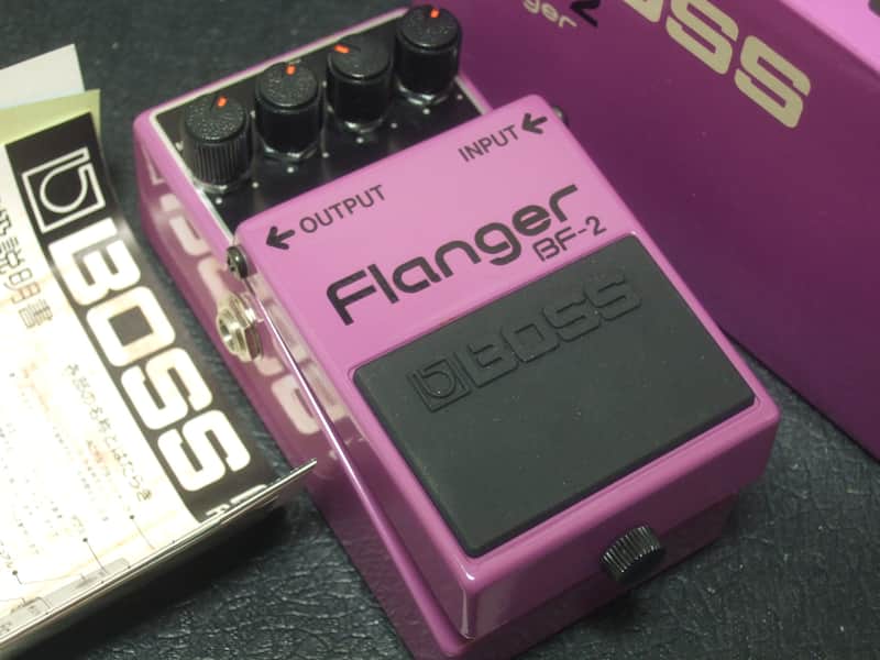 Boss BF-2 Flanger 1984-1990 (Green Label) Made In Japan | Reverb