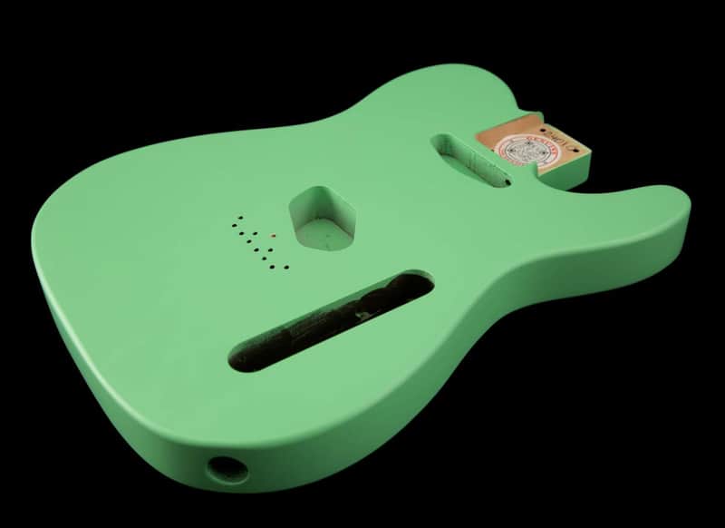 Tone Ninja Tele Body, Alder, Satin Nitro Sea Foam Green image 1