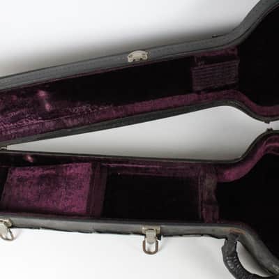 1973 Vintage Gibson L6-S/Marauder/S-1 Original Hard-shell Case Burgundy plush Interior 1970s USA image 8