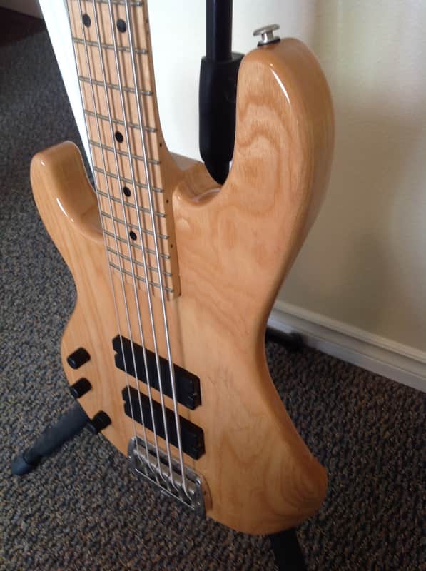G&L L5500 5 string bass guitar, lefty image 1